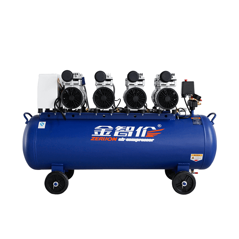 ZL-750W×4-120L 4HP Silent Oil Free Air Compressor